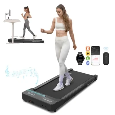 Abbildung von Mobvoi Walking Laufband Plus pad extra breitem 42 cm Laufband, 2,25 PS, GEH und Joggingmaschine, Gehunterlage kompaktes 2 in 1 für das Homeoffice 120 kg, 6km/h
