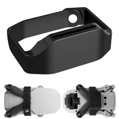 Abbildung von Drohnen Propeller Halterung, 1 Set, kompatibel mit DJI Mini 2, 2 SE, Mavic Mini, Schwarz, Silikon, Rotorblätter Schutz Drohne, Propellerhalter Transport, Drone Prop Holder
