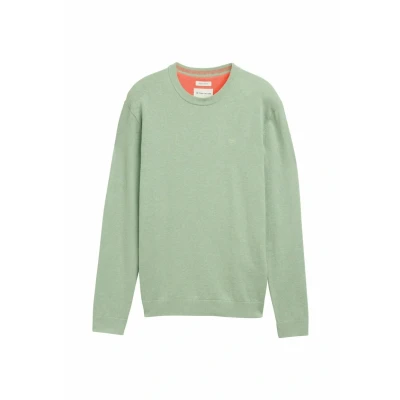 Abbildung von TOM TAILOR Herren Strickpullover mit Crewneck