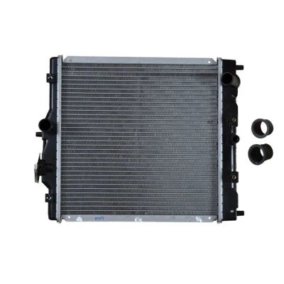 Abbildung von NRF EASY FIT 506750 Kühler, Motorkühlung Aluminium 349 346 24 mit Adapter Kühlrippen gelötet HONDA: Civic V Hatchback