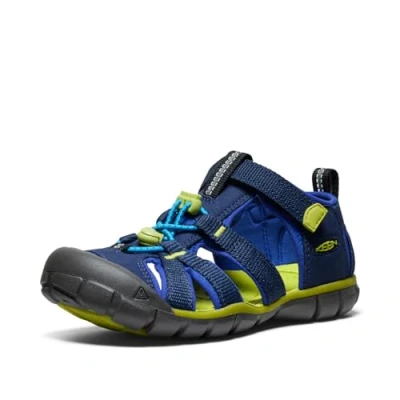 Abbildung von Keen Seacamp II CNX Youth Unisex Trekkingsandale für Kinder, Größe: 32/33, Blue Schuhe