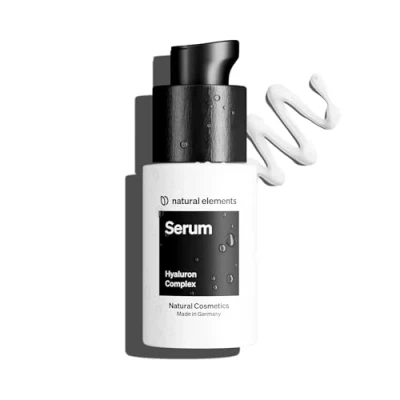 Abbildung von Serum Hyaluron 30ml hochdosierte Hyaluronsäure Anti Aging mit Sanddornblätter Extrakt, Spirulina &amp; Glycerin 100% Naturkosmetik Feuchtigkeitsserum, Gesichtsserum, Parfümfrei