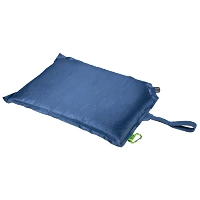 Abbildung von moses. Expedition Natur Selbstaufblasende Sitzmatte, Outdoor Sitzkissen für Kinder, Perfekt zum Mitnehmen in den Kindergarten 9839 Blau, Grün Aufrollbar