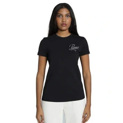 Abbildung von Puma Tshirt print, Damen, Größe: XS, Black