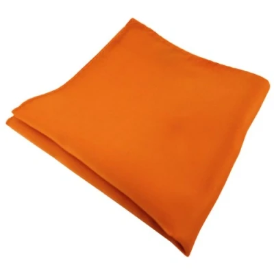 Abbildung von TigerTie Designer Einstecktuch in orange tieforange dunkelorange einfarbig uni