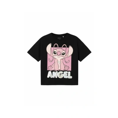 Abbildung von Name it Regular FIT Tshirt print für Kinder, Größe: 116, Black