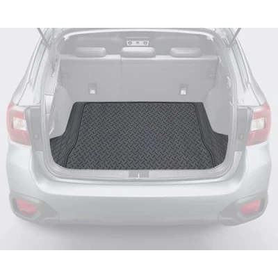 Abbildung von Auto Accessori Lupex Universal Kofferraum Matte, 142 x 111 cm, zuschneidbar, aus Gummi, Schwarz