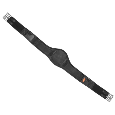 Abbildung von Schockemöhle Sattelgurt Portland Schwarz/Silber 135cm