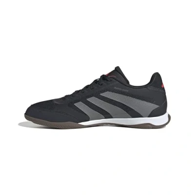 Abbildung von adidas Unisex Predator League Indoor Football Boots Fußballschuhe, Core Black/Grey Four/Lucid Red, 46 EU