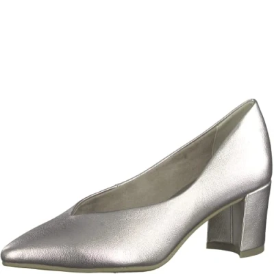 Abbildung von Marco Tozzi Pumps, Damen, Größe: 37, Platinum Schuhe