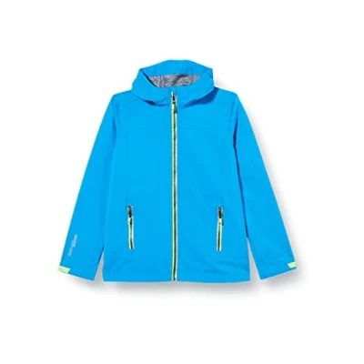 Abbildung von killtec Softshelljacke Jungen Adjero Jr Jungenjacke mit Kapuze Kinder Outdoorjacke Wassersäule 10.000 mm Kinderjacke ist wasserabweisend, azur, 164