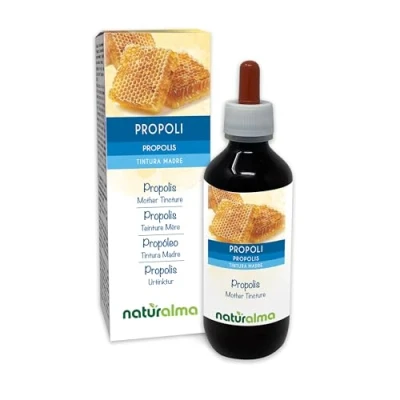 Abbildung von Propolis (Propolis) Harz mit Alkohol Urtinktur Naturalma Flüssig Extrakt Tropfen 200 ml Nahrungsergänzungsmittel