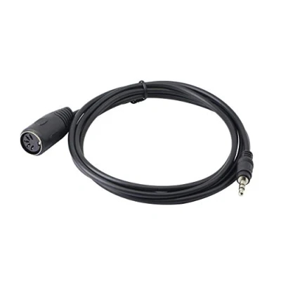 Abbildung von 5 poliges Din MIDI Kabel, CERRXIAN 3,5 mm (1/8 Zoll) TRS Stereo Stecker auf poliger Stecker, professioneller Premium Audio Adapter für Bang &amp; Olufsen, Naim, Quad.Stereo Systeme