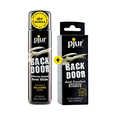 Abbildung von pjur BACK DOOR Probierset inkl. Analgleitgel auf Silikonbasis (100ml) und Anal Comfort Spray (20ml) für intensiven Analsex
