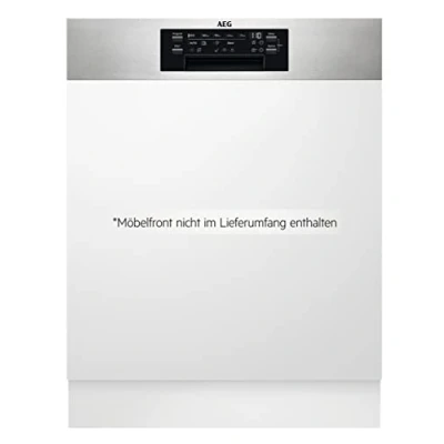 Abbildung von AEG Teilintegrierter Geschirrspüler 60cm, WiFi, Spülmaschine Serie 9000: mit ComfortLift Hebefunktion, Energieklasse A, Besteckschublade, personalisierte Zeit Steuerung, leise 41dB, 14 MG, FEE9680APM