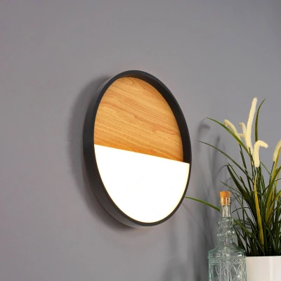 Abbildung von ECO LIGHT LED Wandleuchte »VISTA«, fest integriert, Ø 30,00 cm