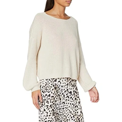 Abbildung von ONLY Damen Onlxenia Life L/S Knt Pullover, Pumice Stone, S EU