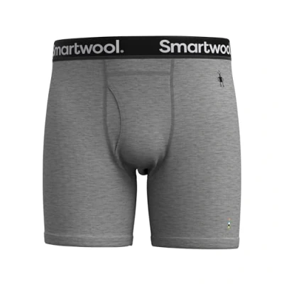 Abbildung von Smartwool Merino Boxer Panties, Herren, Größe: Large, Light gray heather