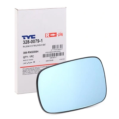 Abbildung von TYC 328 0079 1 Außenspiegelglas rechts RENAULT: CLIO 3, SCENIC 2, MEGANE 2 Kombi