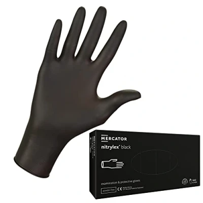 Abbildung von MERCATOR MER13329 Schutzhandschuh schwarz Nitril М