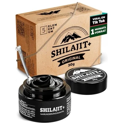 Abbildung von Shilajit Original Himalaya 30g Hochdosiert 85% Fulvinsäure 60 Tage Vorrat