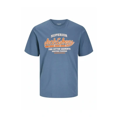 Abbildung von Jack &amp; Jones Rundhalsshirt »JJELOGO TEE SS O NECK 2 COL SS25 SN«, mit Logo Print