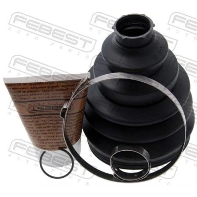 Abbildung von FEBEST 2317P T5 Achsmanschette radseitig PVC VOLKSWAGEN: Golf 5, Transporter 5 Bus, Passat B6 Variant, AUDI: A4 B7 Avant, A3 Sportback, Q3