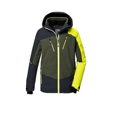 Abbildung von killtec Jungen Skijacke/Funktionsjacke wasserdicht mit Kapuze und Schneefang KSW 389 BYS SKI JCKT, dunkel ozean, 164, 42099 000