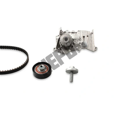 Abbildung von HEPU PK08422 Wasserpumpe + Zahnriemensatz 96 DACIA: Sandero I, Lodgy, LOGAN MCV 2, RENAULT: Kangoo II / Grand Kangoo, Express