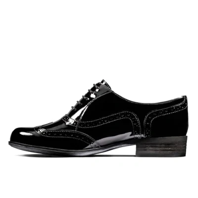 Abbildung von Clarks Hamble OAK Schnürer, Damen, Größe: 41, Black Leder