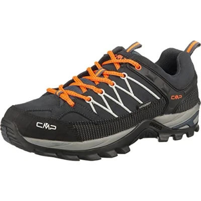 Abbildung von CMP Herren Rigel Low Shoes Wp Trekking Schuhe, Antracite Flash Orange, 39 EU
