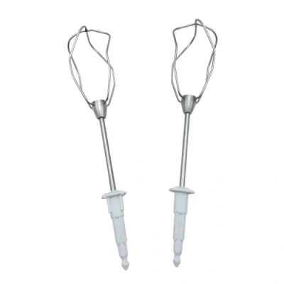 Abbildung von Lichtblau Rührbesen 653471 für Bosch Handmixer I Ersatz Schneebesen passend u.a. MFQ30 MFQ35 MFQ4 MQ95 MQ96 mit 4 Drähten 2502 Zubehör Küchenmaschine
