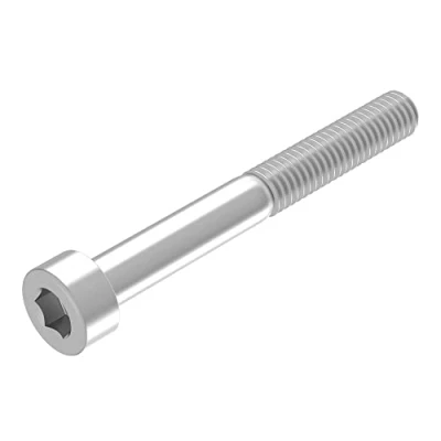 Abbildung von SECCARO Zylinderschraube M5 x 40 mm, Edelstahl V2A VA A2, DIN 912 / ISO 4762, Innensechskant, Teilgewinde, 20 Stück
