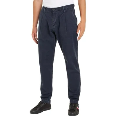 Abbildung von Tommy Hilfiger Chelsea Dobby Chino, Herren, Größe: 33x32, Aegean sea