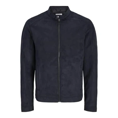 Abbildung von Jack &amp; Jones Jjedylan Clean Jacket Kunstlederjacke, Herren, Größe: XXL, Jet black