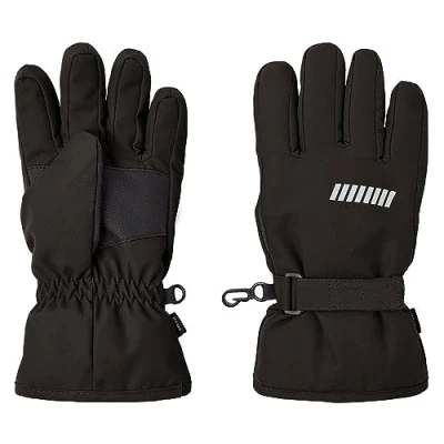 Abbildung von Name it NKNSNOW10 Gloves Unisex Fingerhandschuh für Kinder, Größe: 122 134, Black