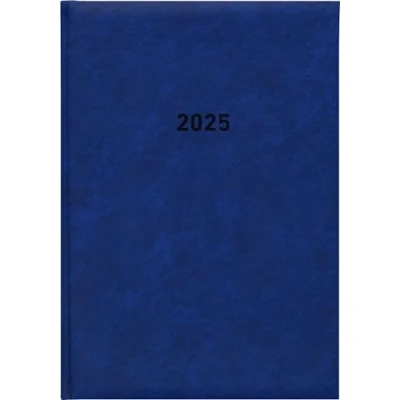 Abbildung von Zettler Buchkalender 2025 blau, 14,5x21cm, Taschenkalender mit 392 Seiten im wattiertem Kunststoffeinband, 1 Woche auf Seite, Tages und Wochenzählung internationales Kalendarium