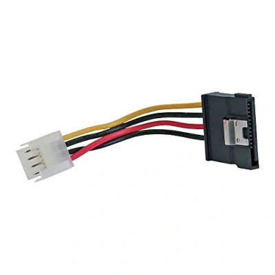 Abbildung von InLine 29660B SATA Stromadapterkabel, 1x 8,89cm (3,5&quot;) Buchse an 15pol Stecker, mit Lasche, 0,15m
