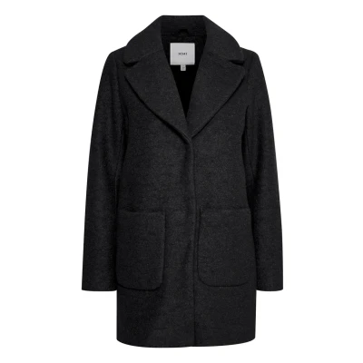 Abbildung von ICHI Ihstipa JA Kurzmantel, Damen, Größe: 38, Black solid