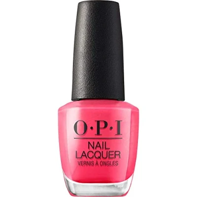 Abbildung von OPI Nail Polish Nagellack mit bis zu 7 Tagen Halt Ergiebig, Langlebig &amp; Splitterfest Pinktönen Strawberry Margarita 15 ml
