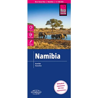 Abbildung von Reise Know How Landkarte Namibia (1:1.200.000): world mapping project 16. Auflage 2020: reiß und wasserfest (world project)