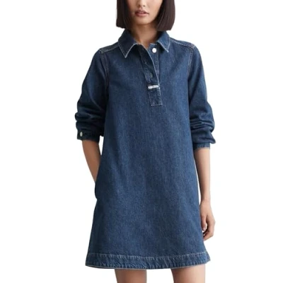 Abbildung von Marc O&#039;Polo Denim Shaped MINI Length Jeanskleid, Damen, Größe: XS, Dark blue