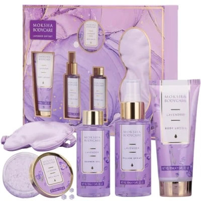 Abbildung von Geschenke für Frauen Lavendel Kissenspray, weihnachtsgeschenke Frauen, Wellness Set Freundin, Geschenk Mama, Schwester, Ehefrau