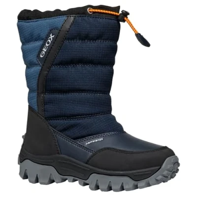 Abbildung von Geox Himalaya BOY ABX Snowboot/Winterstiefel für Kinder, Größe: 31, Navy/light blue Schuhe