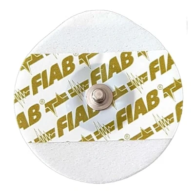 Abbildung von Fiab Universelle, ovale EKG Elektroden aus Schaumstoff zum Einmalgebrauch, 48x50 mm, für Erwachsene, 1 Packung mit 50