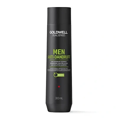 Abbildung von Goldwell Dualsenses Men Anti Schuppen Shampoo für trockenes bis normales Haar mit schuppiger Kopfhaut, 300 ml