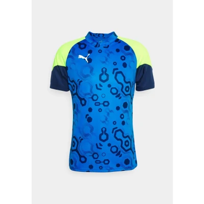 Abbildung von Puma Individual CUP Sport Tshirt, Herren, Größe: Small, Persian blue/pro green