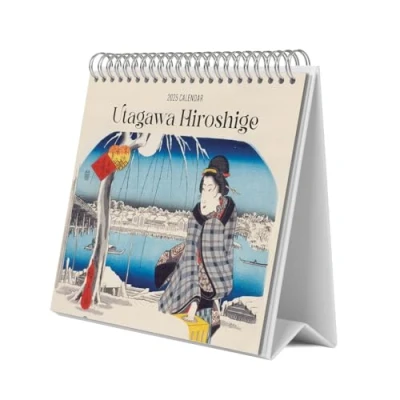 Abbildung von Grupo Erik Kalender 2025 Tischkalender Hiroshige Familienplaner zum Aufstellen 20 x 17 cm Jahreskalender