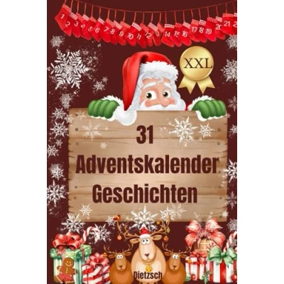 Abbildung von Gute Nacht Geschichten zum Vorlesen ab 3 Jahren: 31 Adventskalender Geschichten: : weihnachtliche