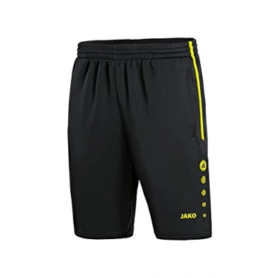 Abbildung von JAKO Kinder Trainingsshort Active, schwarz/neongelb, 140, 8595